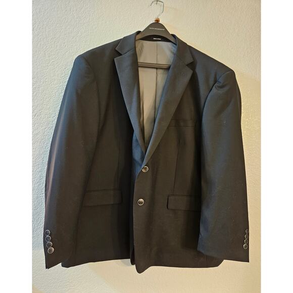 Pronto Uomo Black Modern Fit Suit Jacket Mens Size 54R 2-Button Notch Lapel - Picture 2 of 6